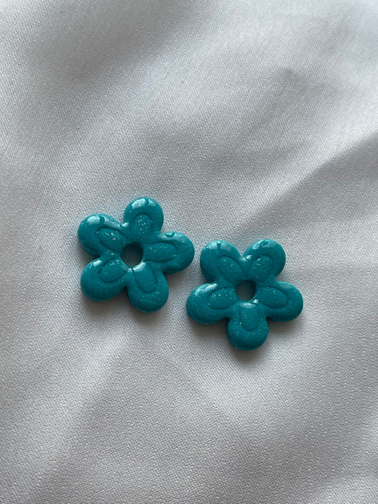 Daisy bleu pailleté